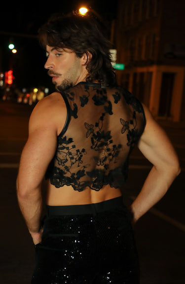 The Power Bottom Butterfly Lace Top
